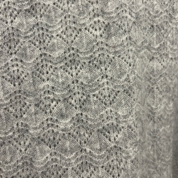 Joe Fresh Grey Patterned Sweater with Keyhole Back, Sz XL - Picture 3 of 6